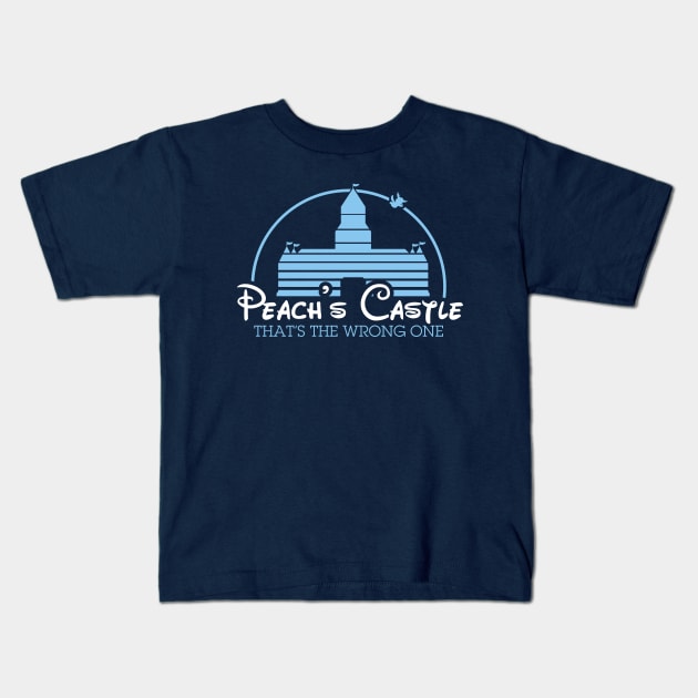 Peach's Castle Kids T-Shirt by Toopie